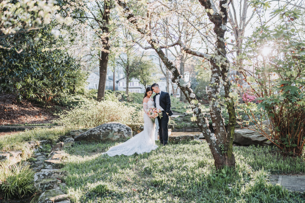 Spring Foliage Wedding at an Atlanta Park.