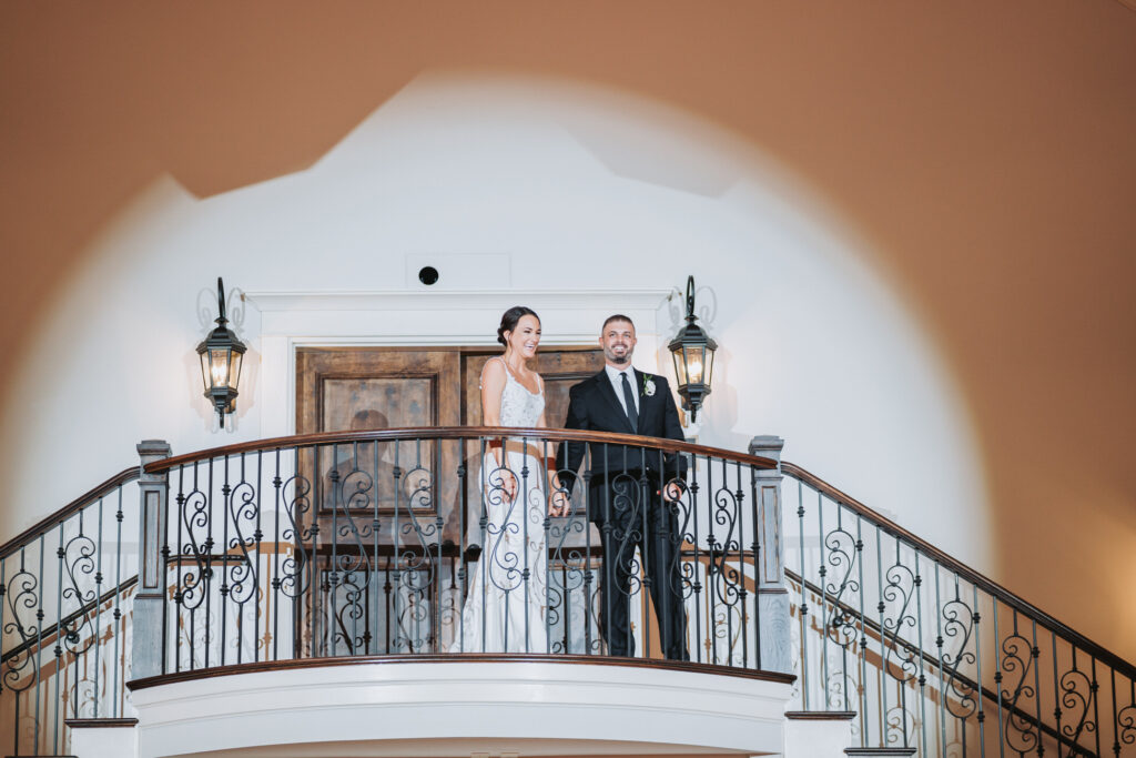 Bride and Groom entrance into wedding reception.