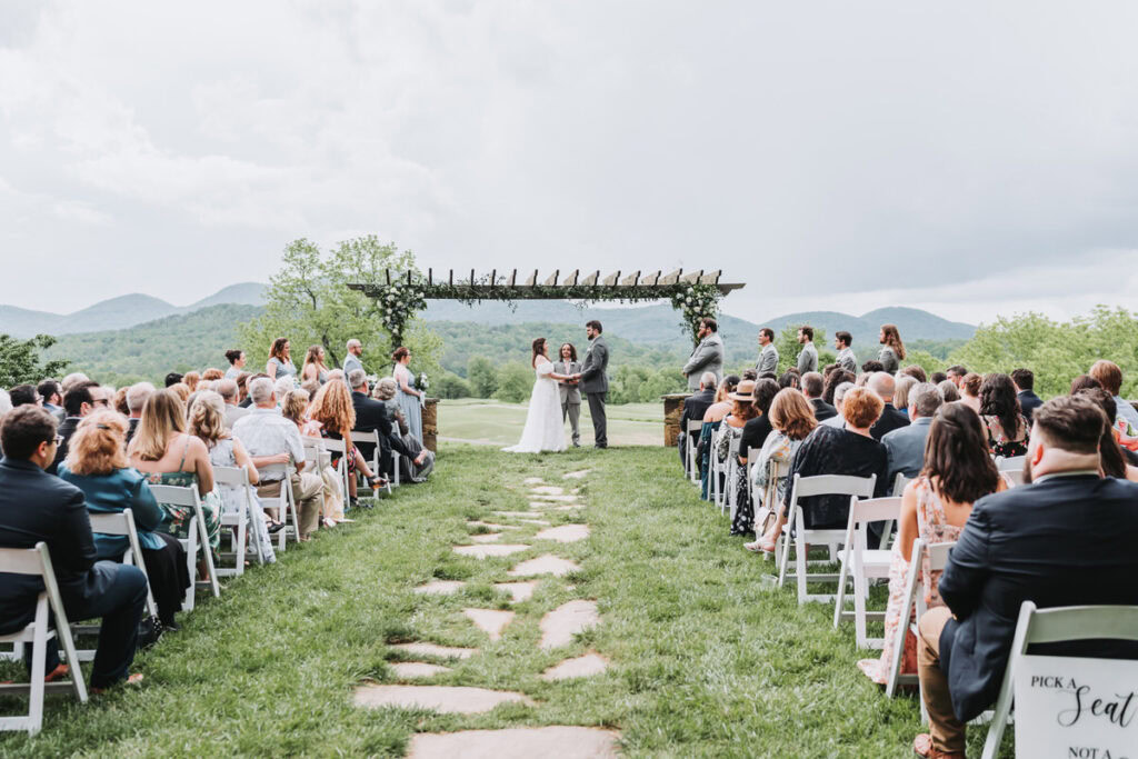 Wedding Ceremony at Brasstown Valley Resort