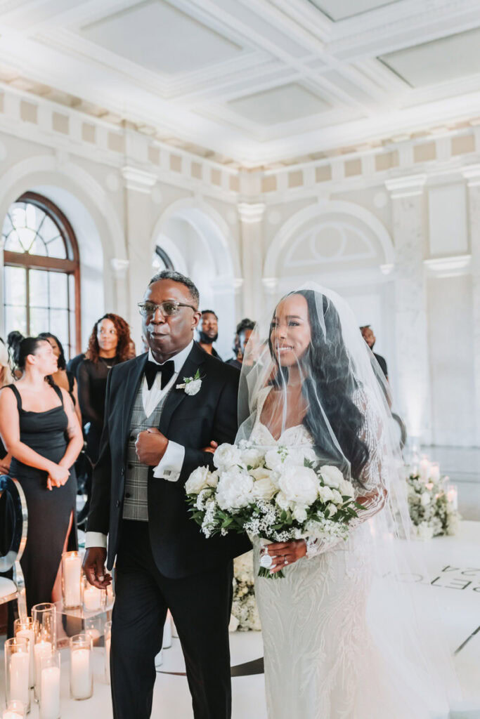 Wedding ceremony at the historic dekalb courthouse