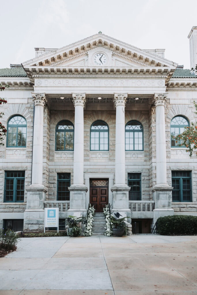 Exterior of the Historic Dekalb Courthouse